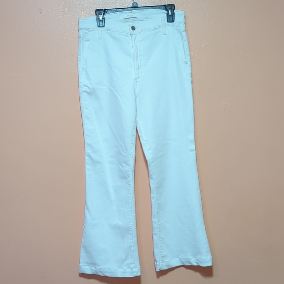 Joe's Jeans The Molly High Rise Flare White Denim sz 30 - Picture 2 of 9